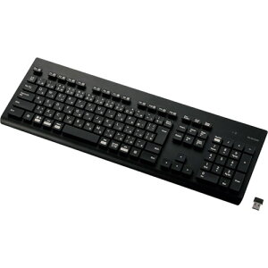 �I�����W�u�b�N �g���X�R���R ELECOM�@�L�[�{�[�h�@�����i2�D4GHz�j�@���C�����X�@�����u�������@�t���T�C�Y�@�􂦂�@�R�ہ@�u���b�N TKWS02DMKBK 1058