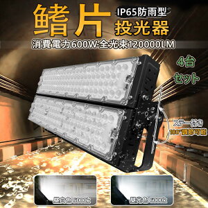 y4ZbgzLED  600wPx 120000ML O h pl Lp120x [NCg LEDƓ ً}Ɩ nCp[ ɔ^ AEghA IP65 5mR[ht 120xƎ ߊpx180x Ŕ W 