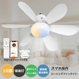 【送料無料】シーリングファン シーリングファンライト LED シーリングライト 8畳 10畳 調光 調色 風量調節 常夜灯 ファン付 空気循環 照明器具 天井照明 省エネ 節電 シーリングファン リビング dcモーター 家庭用 リビング 寝室 部屋 洋室 リモコン おしゃれ扇風機付き