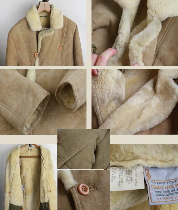 楽天市場】ムートン コート メンズ 中古 ジャケット 重厚 