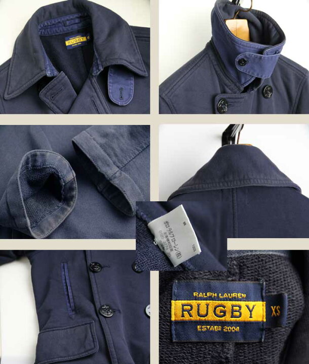 楽天市場】ラグビー RUGBY スウェット素材 Pコート by ラルフローレン 
