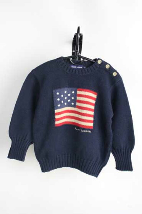 楽天市場】ラルフローレン セーター キッズ Ralph Lauren 米国旗柄  