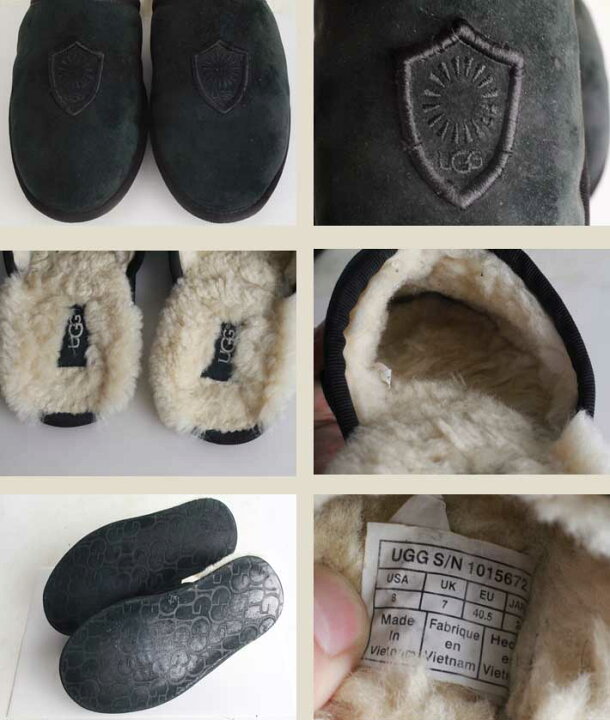 楽天市場】正規品 UGG アグ ムートン スリッパ USA 【8】（26cm相当 