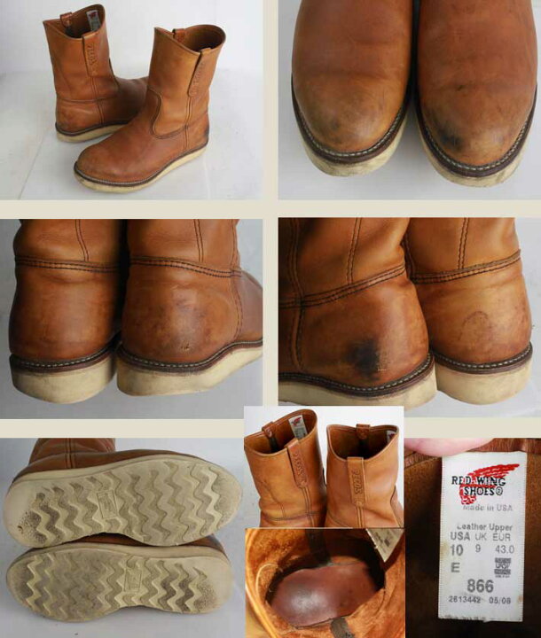 楽天市場】2008年製 レッドウィング RED WING ペコスブーツ 10 E（28cm 