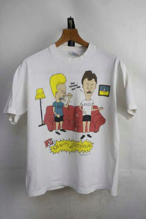 楽天市場】希少 1993年製 MTV ビーバス アンド バットヘッド Tシャツ