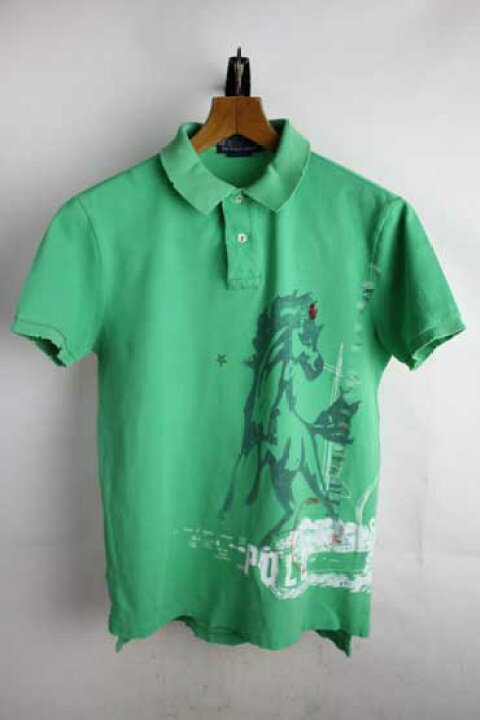 楽天市場】ラルフローレン ポロシャツ Ralph Lauren ダメージ加工【M 