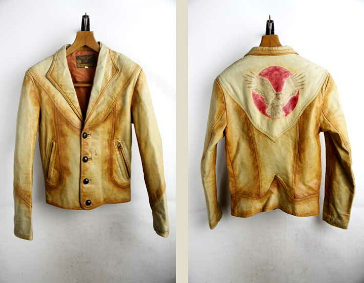 楽天市場】レザージャケット 良革質!! 70年代 THE LEATHER RANCH【38  