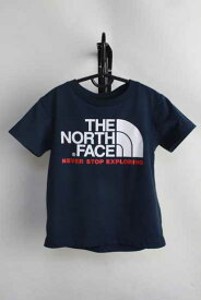 ザ ノースフェイス Tシャツ【中古】キッズ 子供 半袖 THE NORTH FACE ドームロゴ【100】【古着】アメカジ アウトドア キャンプ 登山 DOME TEE 保育園 外遊び公園 山 川 2歳 3歳 4歳 NTJ31735