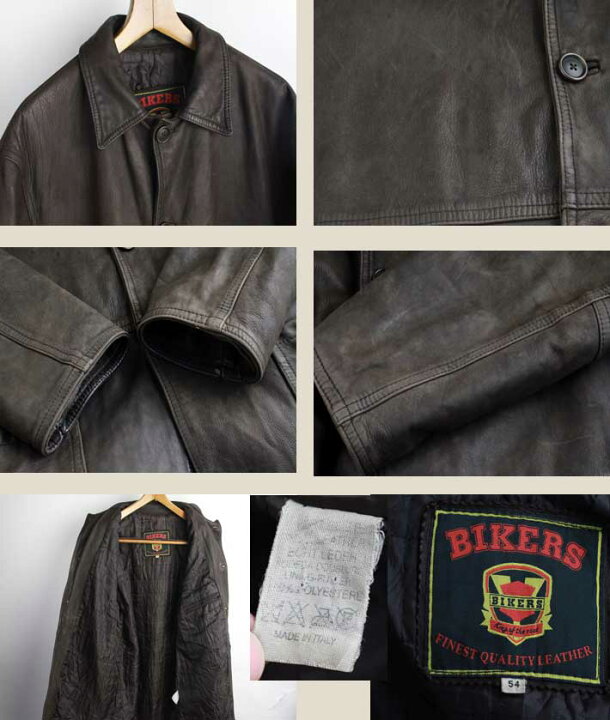 楽天市場】レザージャケット 中古 メンズ 重厚 イタリア製 90年代 