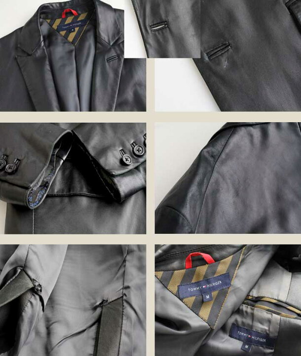 楽天市場】レザージャケット 中古 トミー ヒルフィガー Tommy Hilfiger 