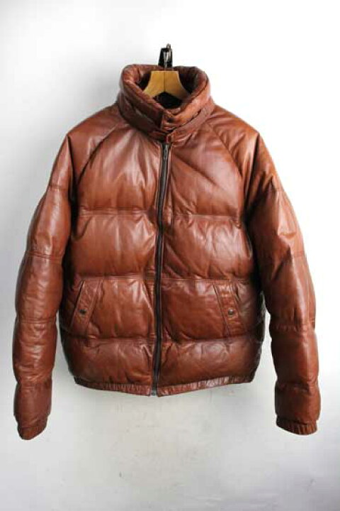楽天市場】レザーダウンジャケット 中古 希少 80年代 Philippe Monet  