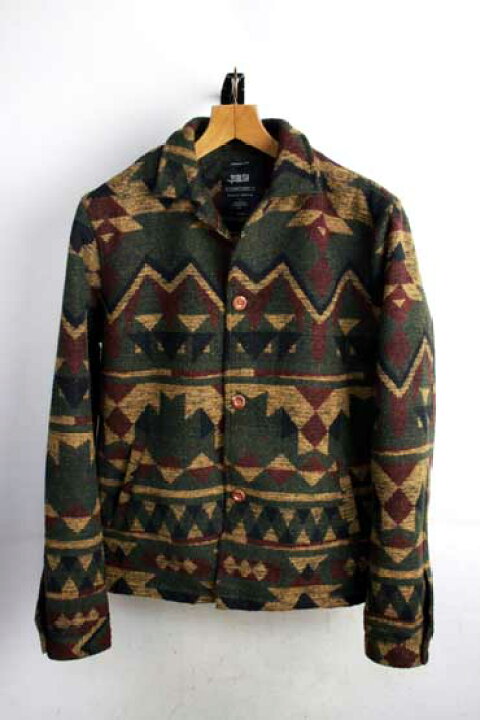 楽天市場】ネイティブ柄 ジャケット メンズ 中古 コート 良雰囲気 