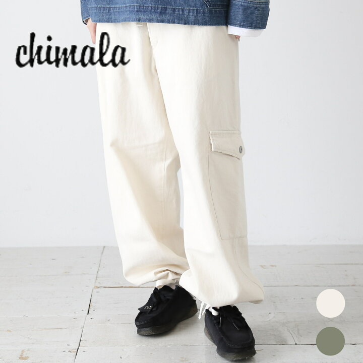 楽天市場】chimala カラーデニムカーゴパンツ [CS37-MP16/S] : クレエ 