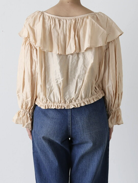 楽天市場】enrica コットンフリルブラウス [BLOUSE141] : クレエ 楽天 