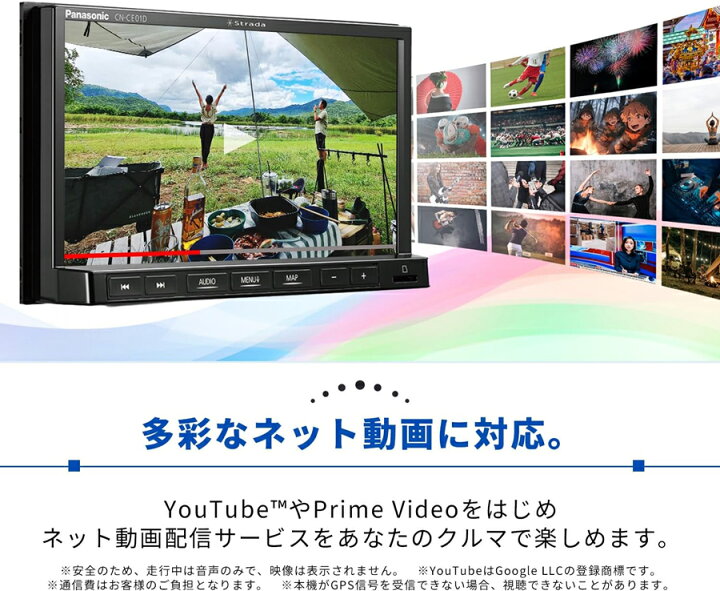 楽天市場】パナソニック ストラーダ CN-CE01D カーナビゲーション 7V型 