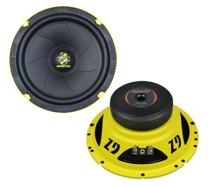 楽天市場】GROUND ZERO グラウンドゼロ GZIC165.2SPL 16.5cm 2way 