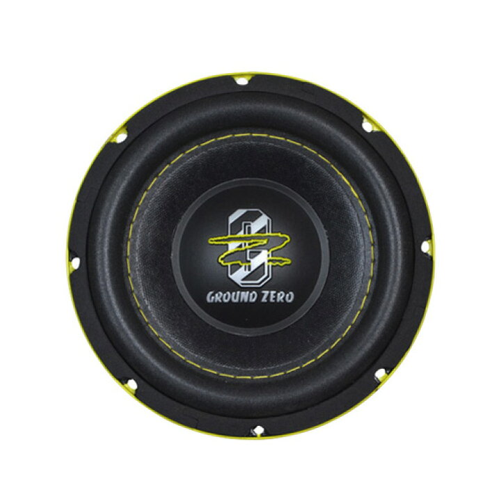 楽天市場】GROUND ZERO GZRW 6XSPL 6.5インチ (16.5cm) 2ΩDVCサブ 