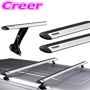 �y���E�ō������̈��S��!!���S�̍Œ�5�N�ۏ�!!�zTHULE �����h�N���[�U�[ GDJ76W ���[�t���[���t ���[�t�L�����A��t2�_�Z�b�g �Ԏ�ʈ�䕪�Z�b�g �t�b�g9512 + �E�C���O�o�[EVO7115 �Z�b�g �x�[�X