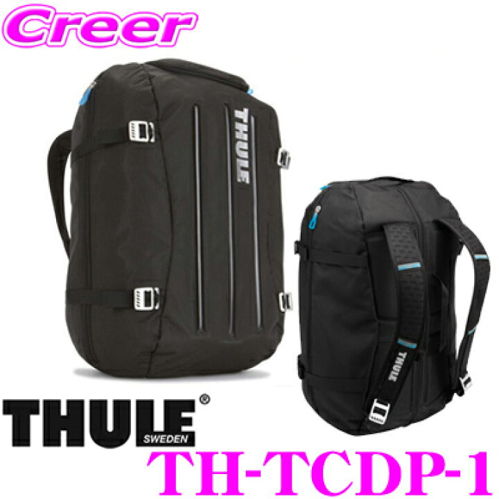 楽天市場】THULE TCDP-1 Crossover Duffel Pack 41L ブラック スーリー 