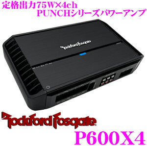 y11/1z_قڑSiP10{I^RockfordFosgate bNtH[h PUNCH P600X4 io75W×4chp[Av yubWڑ300W×2(4)z