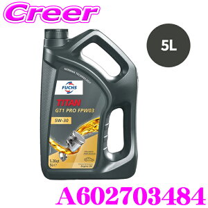 FUCHS �t�b�N�X A602703484 TITAN GT1 PRO FPW03 SAE 5W-30 5L �G���W���I�C�� SAE 5W-30 ACEA C3 API SN PLUS �s���A�e�b�N3�C�������^�[�{ �E�F�b�g�^�C�~���O�x���g�� �v�W���[ �V�g���G�� �^�C�^��