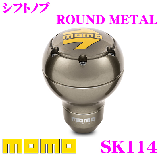 日本正規品 大人気 送料無料 MOMO モモ シフトノブ SK-114 ROUND 新品未使用 ラウンドメタル METAL