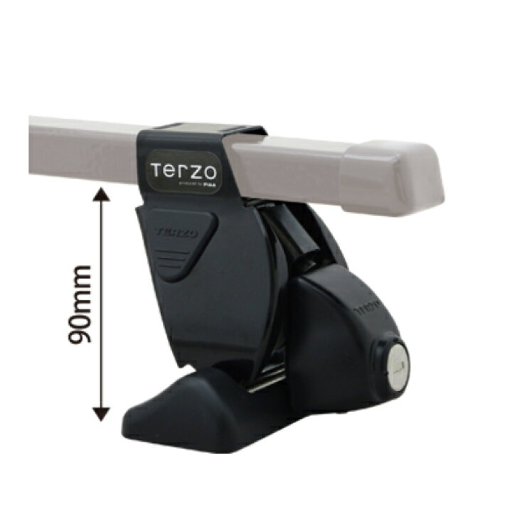楽天市場】TERZO EF14BL ルーフオンタイプベースフット テルッツオ 