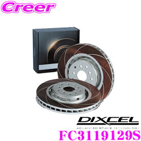 DIXCEL FC3119129S FCtype スリット入りスポーツブレーキローター(ブレーキディスク)左右1セット トヨタ 200系 ハイエース バン等 フロント用 【高負荷でも安定!ハイミューのパフォーマンスディスク】 ディクセル