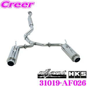 HKS TCgnCp[ GL][Xg }t[ Xo GRF GRB CvbT WRX STIp SUS304 XeX JASMA F 2N3kmۏ ԌΉ Opi GNXeA JX^ p[c silent Hi-Power 3101