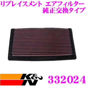 �y18������z�S�iP2�{�ȏ� K&N ���������t�B���^�[ 33-2024 �t�H�[�h B10T2 / E20X/E30X / WFOBJ4 BRONCO II �Ȃ� ���v���C�X�����g �r���g�C���G�A�t�B���^�[ �����i��1030652 / 1050702 / 97KB9601AB / E6AZ9601B�Ή�