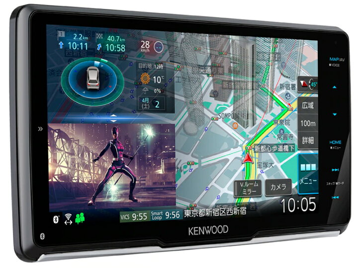 楽天市場】ケンウッド 彩速ナビ MDV-M909HDF 地上デジ フルセグ 9V型 