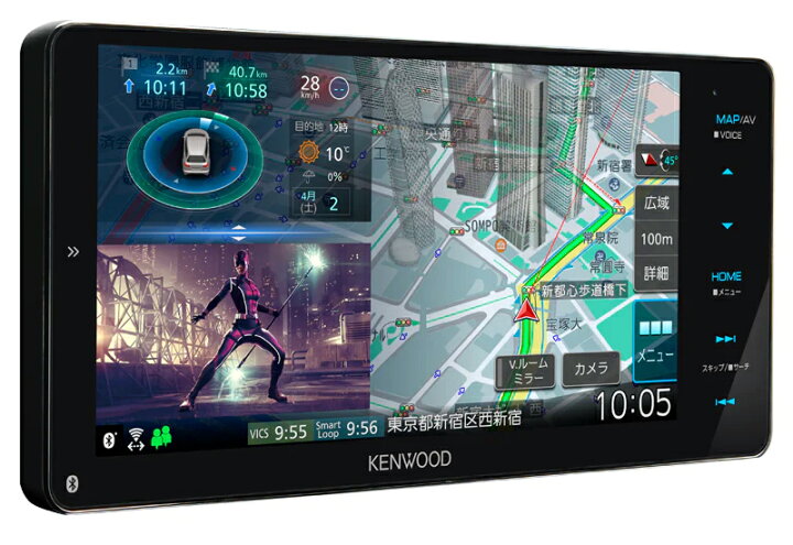 楽天市場】ケンウッド 彩速ナビ MDV-M809HDW 地上デジ フルセグ 7V型 