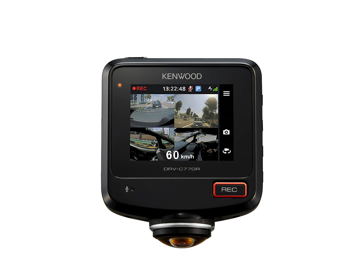 ケンウッド ドライブレコーダー DRV-C770R 水平360度録画 GPS/HDR搭載ドラレコ 駐車監視/長時間駐車録画対応  microSDHCカード(32GB)付属 | クレールオンラインショップ