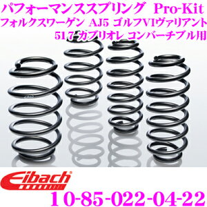 Eibach �A�C�o�b�n ���[�_�E���T�X�y���V�����L�b�g �t�H���N�X���[�Q�� AJ5 �S���tVI���@���A���g/517 �S���tVI �J�u���I���p Pro-Kit �v���L�b�g 10-85-022-03-22 ��䕪 �_�E���� F 25�`30mm R 30mm