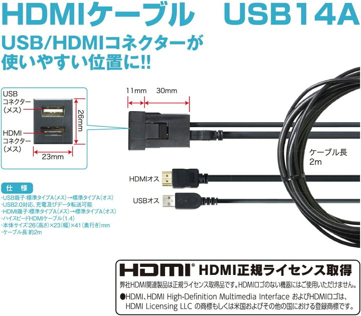 楽天市場】＼6/20限定！全品P5倍以上／ ビートソニック USB14A USB 
