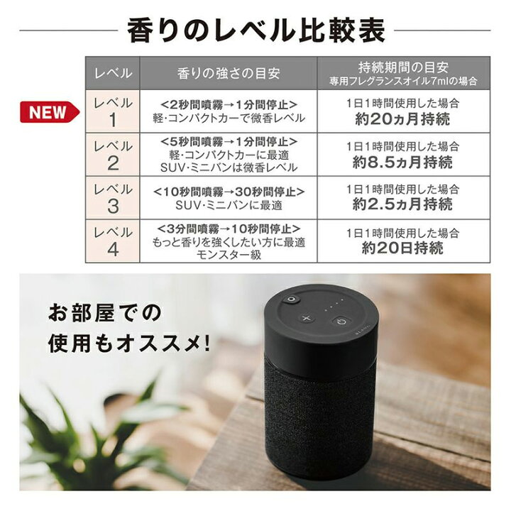 楽天市場】カーメイト L10004芳香剤 ブラング 噴霧式フレグランスディフューザー2 ブラック 微香からモンスター級まで、香りをコントロール : クレールオンラインショップ 楽天市場】カーメイト L10004芳香剤 ブラング 噴霧式フレグランスディフューザー2 ブラック 微香からモンスター級まで、香りをコントロール : クレールオンラインショップ