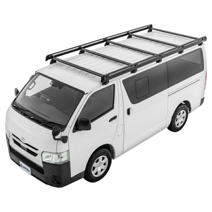楽天市場】INNO BU700 ローダウンラック ハイエース レジアスエース 