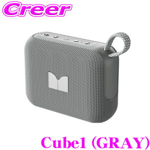�_���Ȃ�ő�4000�|�C���g�I�v�G���g���[�^MONSTER �|�[�^�u�� Bluetooth �X�s�[�J�[ �O���[ Cube1 IPX8 �h�� �n���Y�t���[�ʘb �����X�^�[ �L���[�u���� �I�ׂ�3�F MS62113 GY