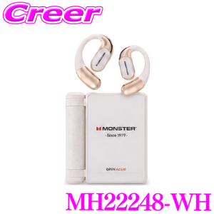 �y�ő�3000�~OFF�I�撅���N�[�|���z�z�� �z MONSTER Bluetooth �m�C�Y�L�����Z�����O �C���z�� �z���C�g Open Ear AC530 IPx4 �h�� �C���t�H�� �m�C�L���� �u���[�g�D�[�X �����X�^�[ MH22248 WH