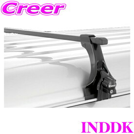 INNO INDDK ベーシックキャリア スクエアベースステー 雨ドイ車用 (ベーシックキャリアフット/ブラック/キー付き) イノー