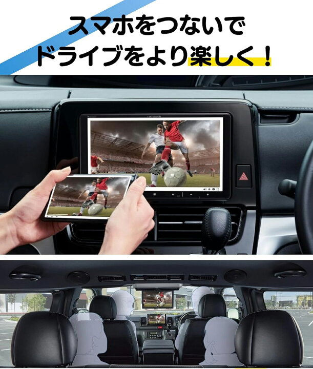 楽天市場】楽ナビ 7インチ 200mm ワイド カーナビ 車内 Wi-Fi フルHD 