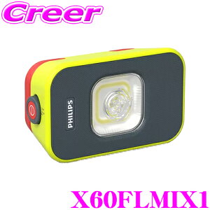 フィリップス LED 作業灯 投光器タイプ 2年保証 USB type C 充電 IK07 IP55 耐衝撃性 防水 高品質 ハンズフリー ワークライト 屋外 屋内 持ち運び 車 レジャー アウトドア ランプ Xperion 6000 Flood Mini X60