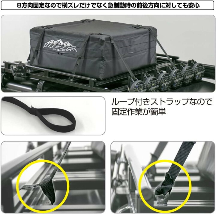 楽天市場】IPF ルーフギアバッグ EXR-11P 280L 折りたたみ 収納 IPX5 