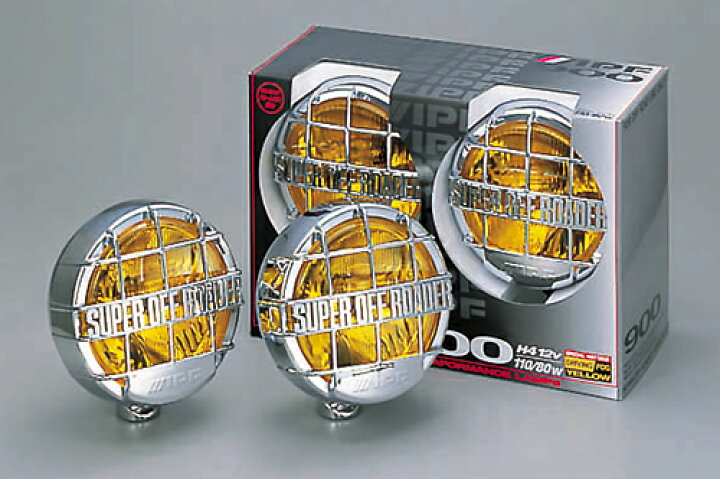 楽天市場】IPF スーパーオフローダー 900 H4 S-9M51 2個入 イエロー 