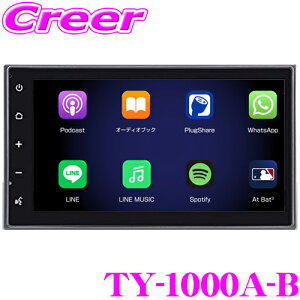 NI TY-1000A-B fBXvCI[fBI DA iPhone AhCh Bluetooth ~[O nYt[ X}z Ag Apple CarPlay Android Auto Ch6.75C`VGA 2DIN FM AM USB u[gD[X