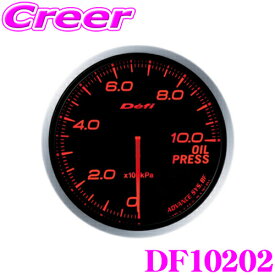 【当店限定★最大3000ポイント還元！7/19 20時～】Defi デフィ 日本精機 DF10202 Defi-Link Meter (デフィリンクメーター) アドバンス BF 油圧計 【サイズ：φ60/照明カラー：アンバーレッド】