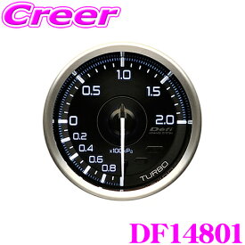 Defi デフィ 日本精機 DF14801 Defi-Link Meter (デフィリンクメーター) アドバンス A1 ターボ計 200kPaモデル 【サイズ：φ60/文字板：黒】