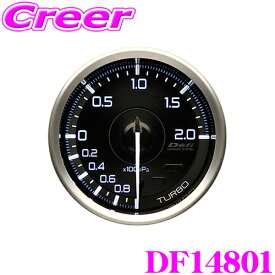 【当店限定!エントリーで全品最大P15倍 4/27 9:59迄】 Defi デフィ 日本精機 DF14801 Defi-Link Meter (デフィリンクメーター) アドバンス A1 ターボ計 200kPaモデル 【サイズ：φ60/文字板：黒】