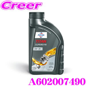 FUCHS tbNX A602007490 TITAN SUPERSYN 100% wGWIC SAE:5W-30 ACEA:A3/B4 API:SL(CF) e 5L yF:ZfXxc229.3 tHNX[Q 502 00 / 505 00z