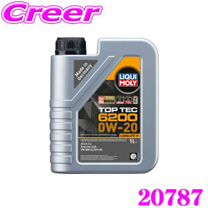 yő700~OFFI撅N[|zz `10/10zLIQUI MOLY L 20787 GWIC 0W-20 1L 1bg Motor Oil Top Tec 6200 0W20 gbvebN6200 K\EfB[[p PAOz C20